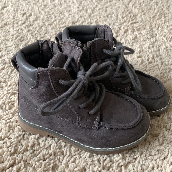 Old Nacy Size 6 Grey Boots - Picture 1 of 5